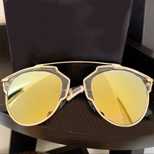 Christian Dior Gold So Real Sunglasses